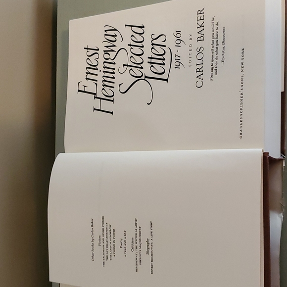 Vintage 1981 Ernest Hemingway Selected Letters - Carlos Baker - Picture 3 of 16